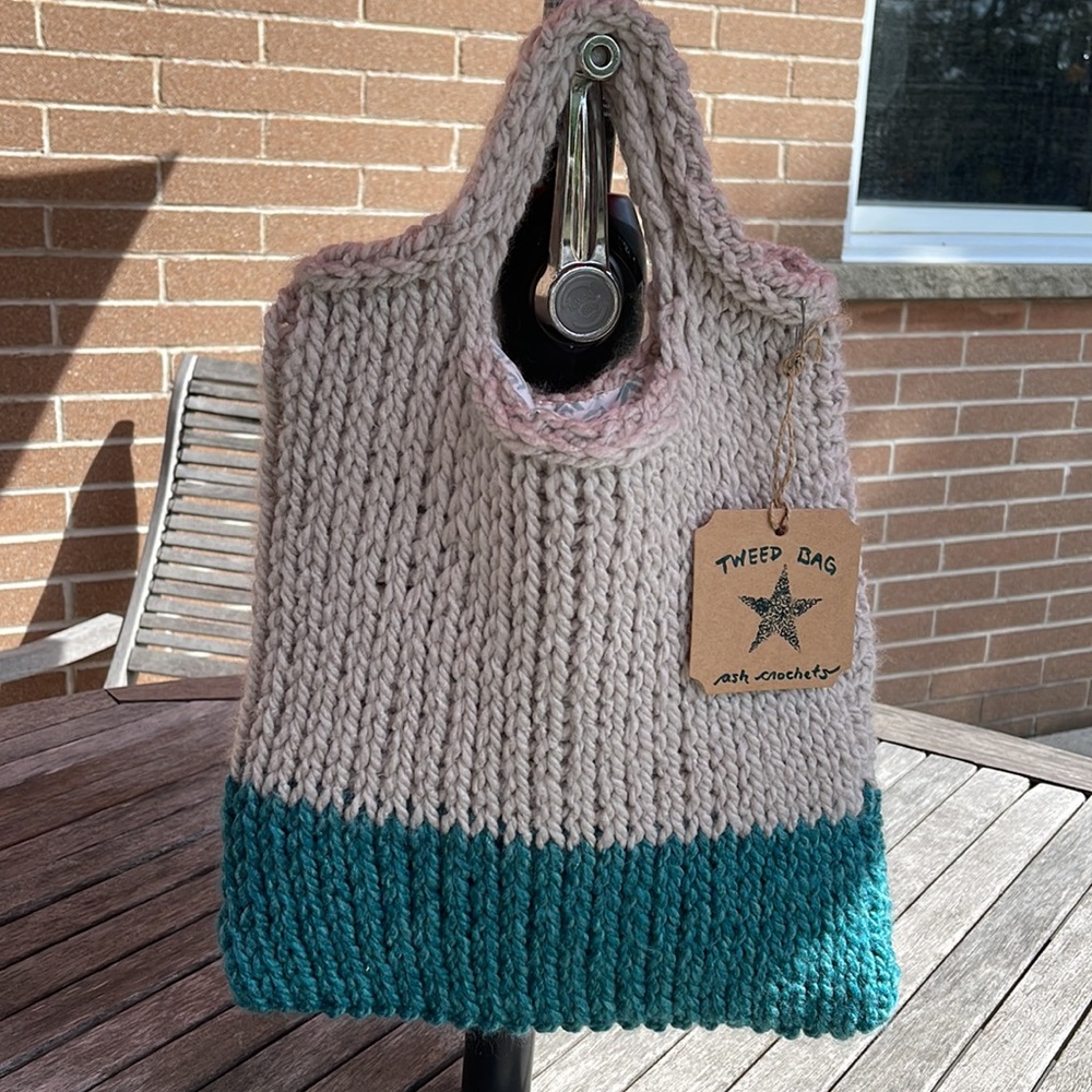 NWT Hand Crafted Crochet Bag
